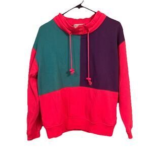 vintage 90 color block sweatshirt